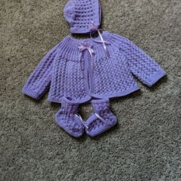 Hand Knit Baby Sets